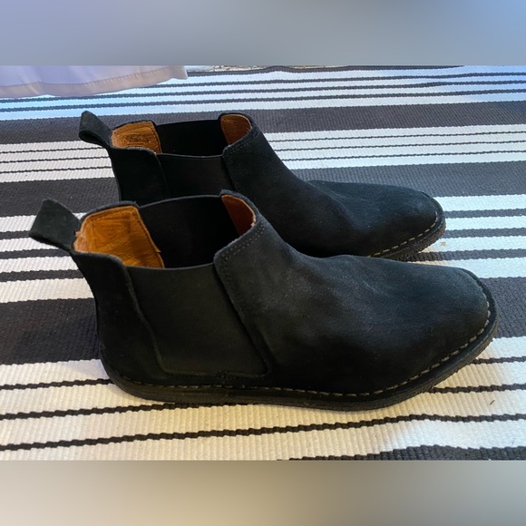 Pretty Green Men’s Black Suede Chelsea Boots UK 6/ US 8.5 - Picture 3 of 7